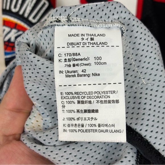 Supreme X Nike/NBA Teams Authentic Black Jersey Size 44/Medium Rare NWT - Picture 14 of 16